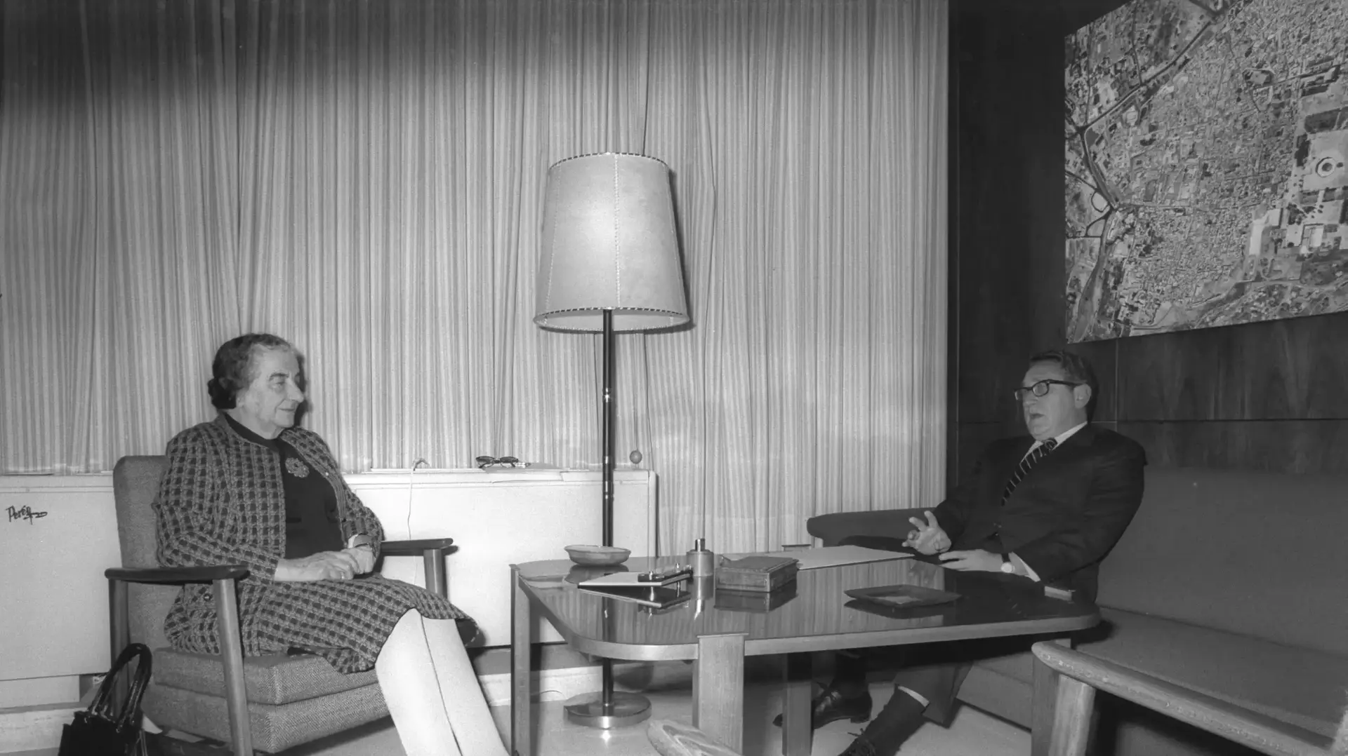 הנרי קיסינג'ר, גולדה מאיר, 16 בדצמבר 1973 הנרי קיסינג'ר, גולדה מאיר, 16 בדצמבר 1973