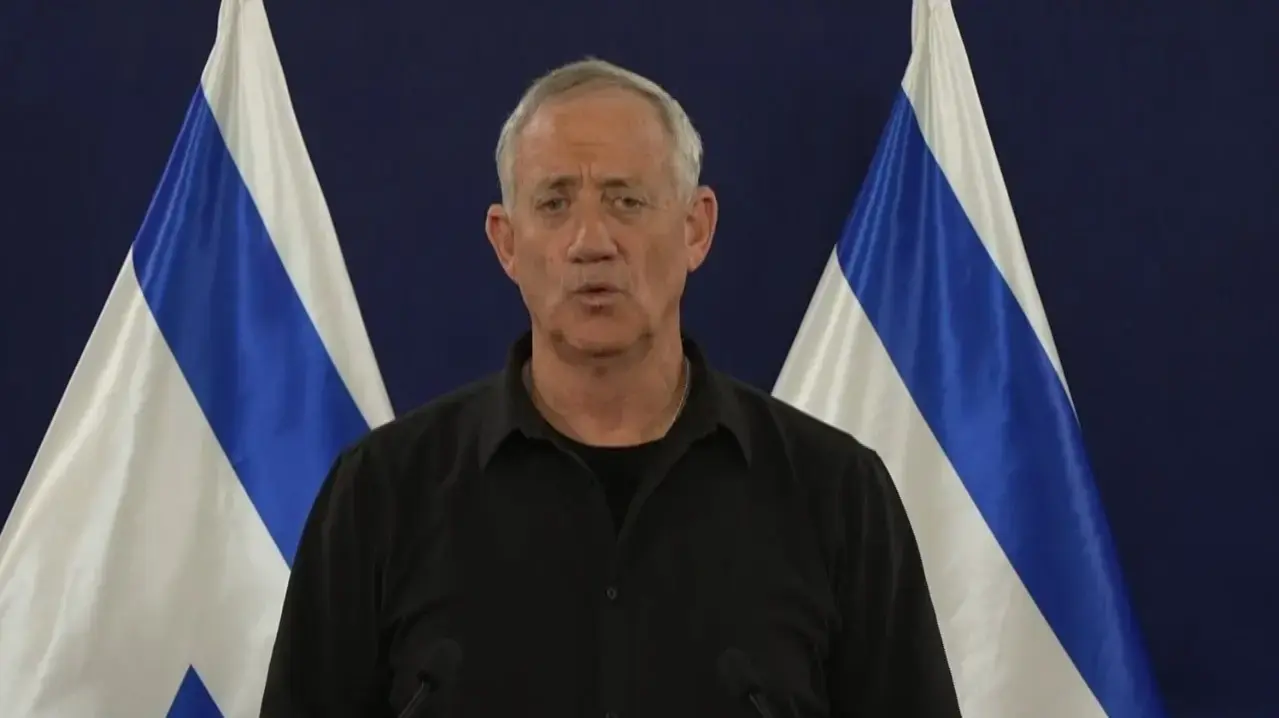 השר בני גנץ במסיבת עיתונאים. 05.12.2023 השר בני גנץ במסיבת עיתונאים. 05.12.2023