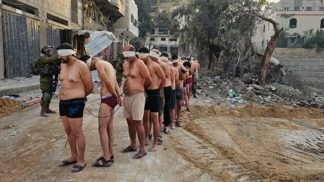 בפעילות לילית: עשרות מחבלים נעצרו בידי צה"ל בג'באליה שבצפון הרצועה. 10 בדצמבר 2023