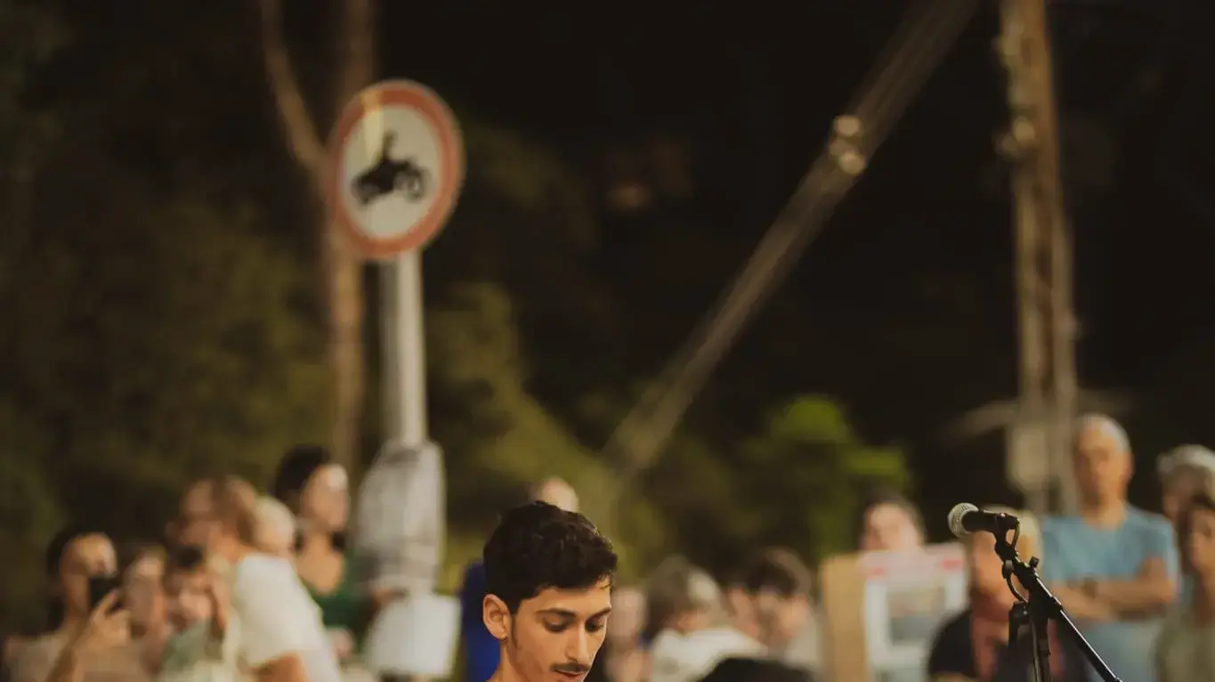 נועם אלון, בן זוגה של ענבר הימן החטופה בשבי חמאס נועם אלון, בן זוגה של ענבר הימן החטופה בשבי חמאס