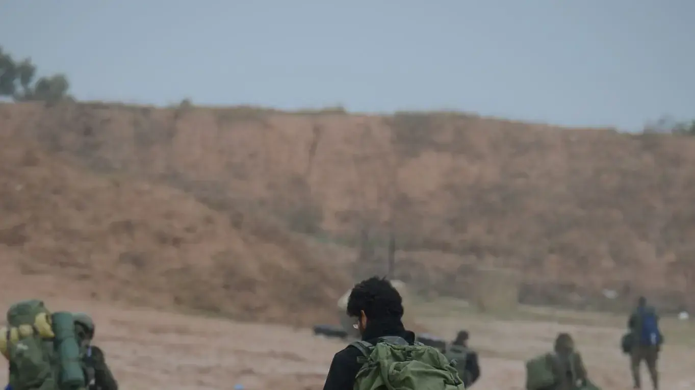 חיילים בחורף של עוטף עזה חיילים בחורף של עוטף עזה