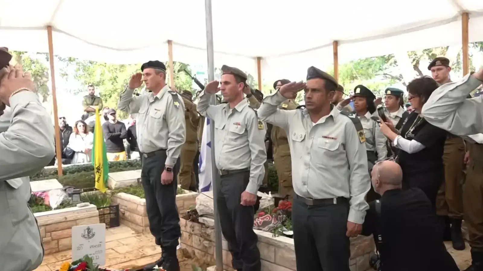  הלוויתו של זיו דדו, בית העלמין הצבאי בחולון. 14 בדצמבר 2023 