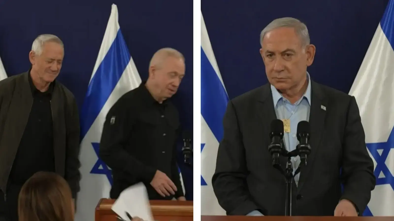 נתניהו חושף את דיסקית החטופים | תגובת גנץ וגלנט 