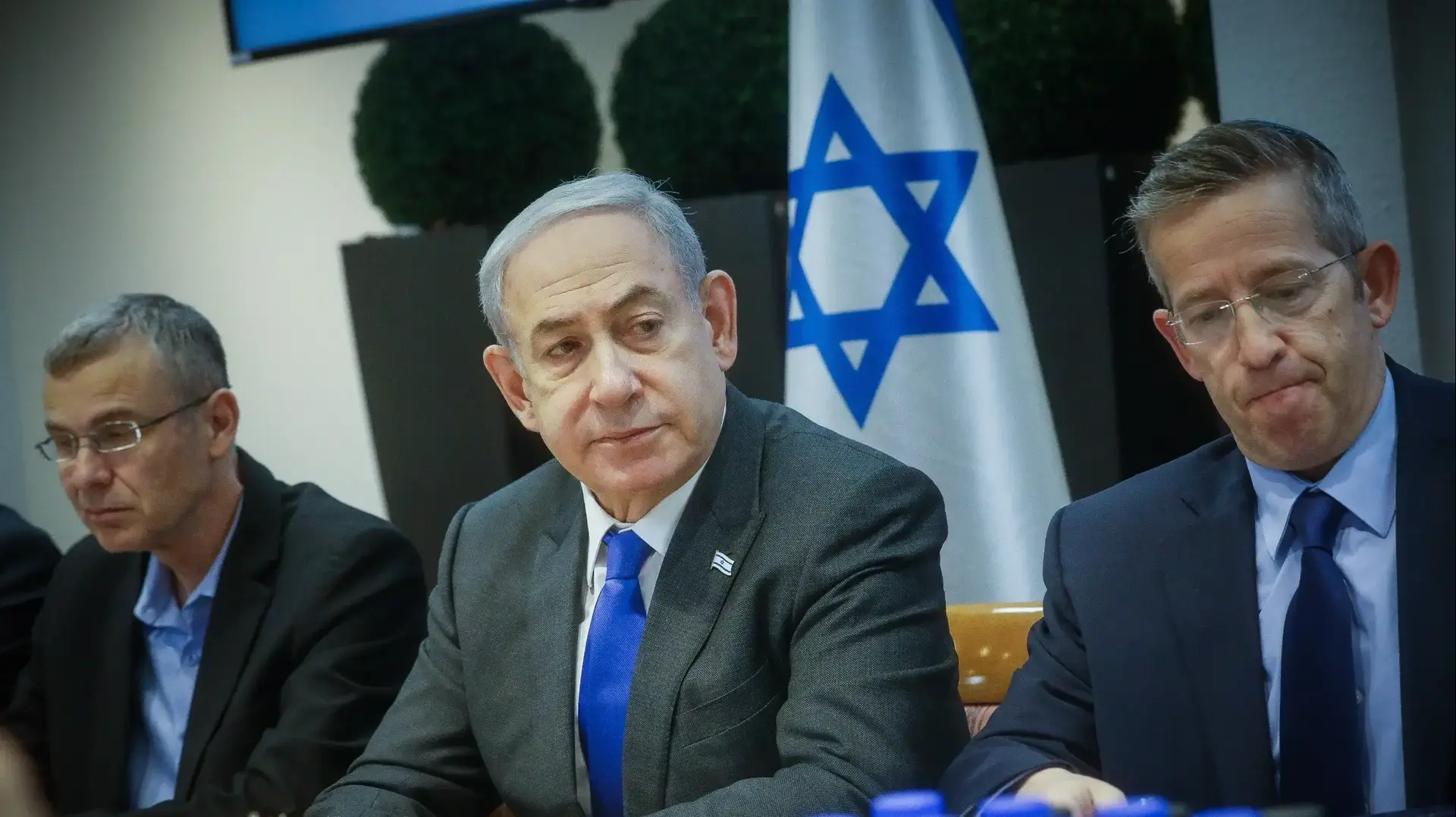 רה"מ בנימין נתניהו בישיבת ממשלה, הקריה, 17 בדצמבר 2023 רה"מ בנימין נתניהו בישיבת ממשלה, הקריה, 17 בדצמבר 2023