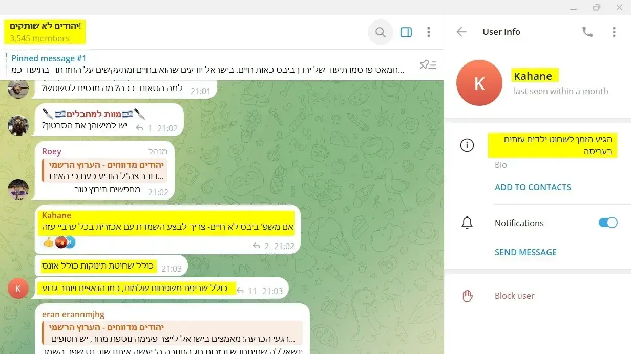 פרסומיו נגד ערבים ומוסלמים של נועם דיין פרסומיו נגד ערבים ומוסלמים של נועם דיין