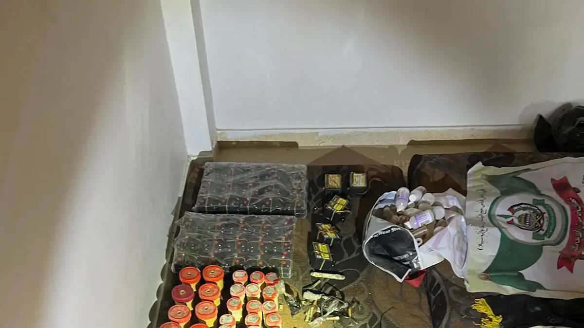 אמצעי הלחימה שאיתרו כוחות מצק"ח 900 בדרום רצועת עזה אמצעי הלחימה שאיתרו כוחות מצק"ח 900 בדרום רצועת עזה