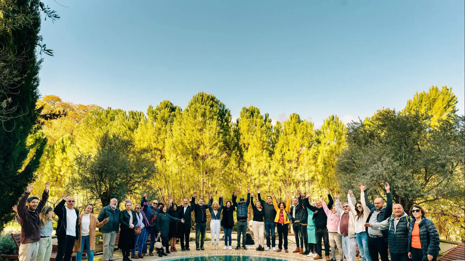 הורים שכולים ביער הסודי בקפריסין הורים שכולים ביער הסודי בקפריסין