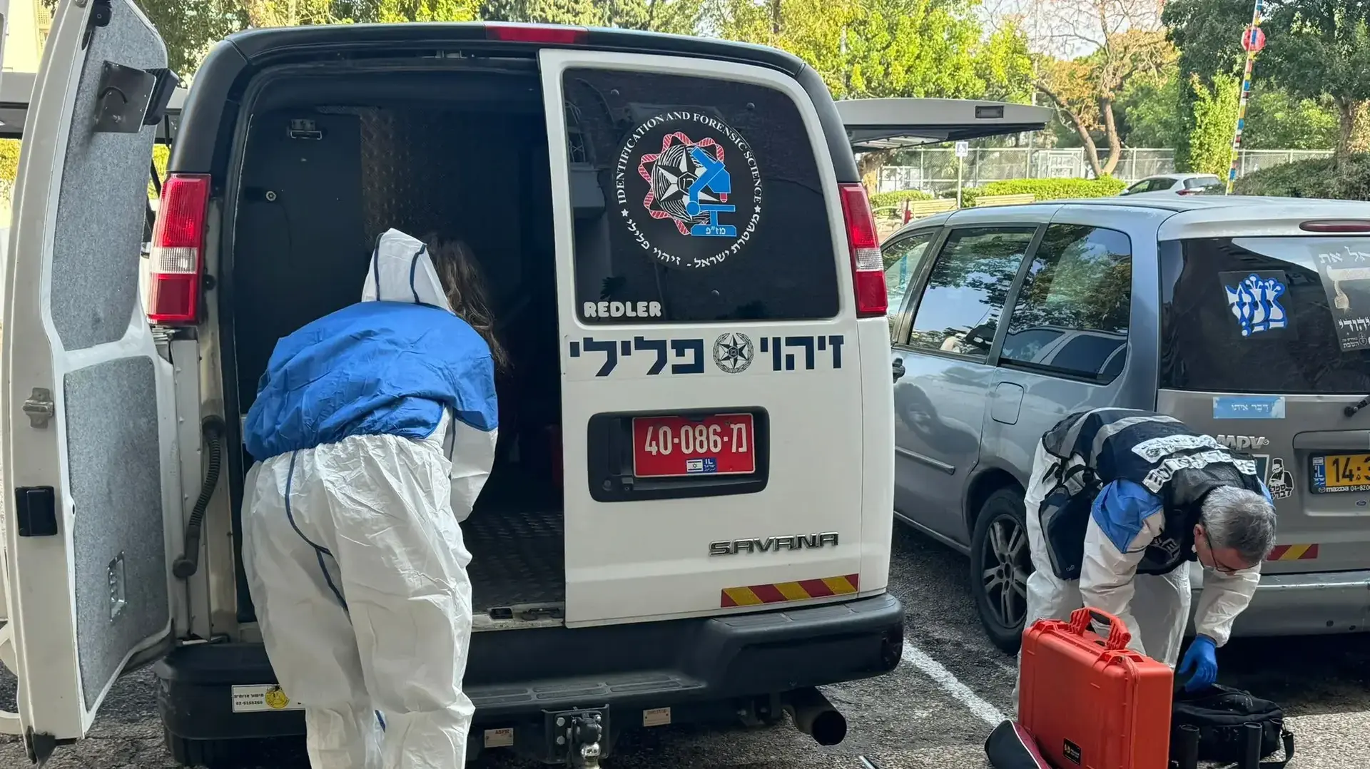 זירת רצח רחל בוחבוט, חיפה, 28 בדצמבר 2023