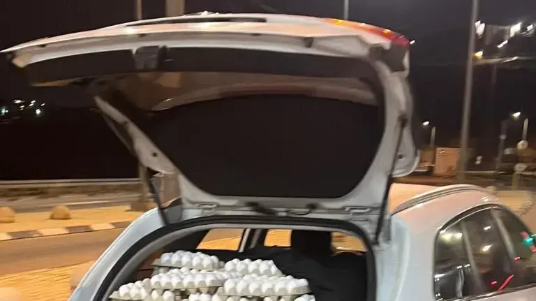 7000 ביצים שנתפסו על ידי לוחמי מג"ב 7000 ביצים שנתפסו על ידי לוחמי מג"ב