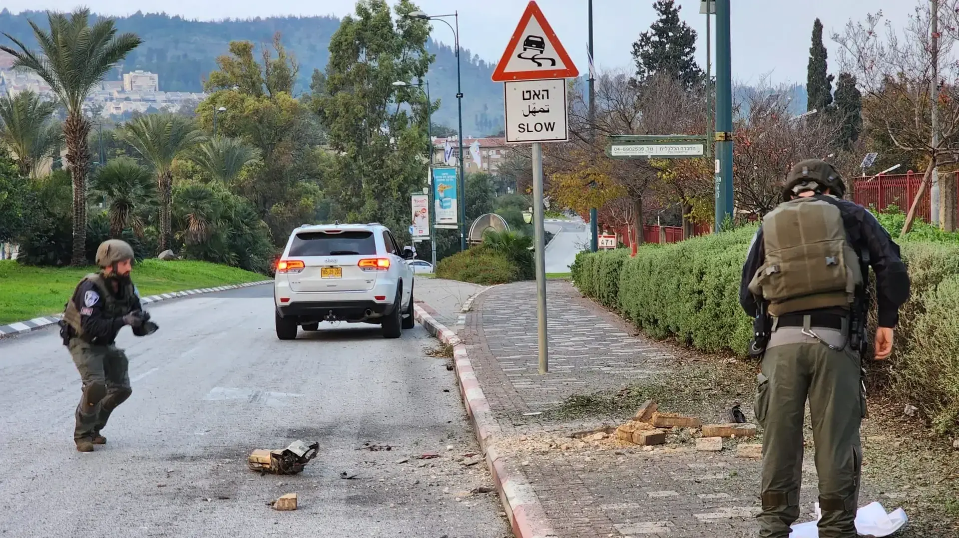 נזקים מירי רקטי, קרית שמונה. 28 בדצמבר 2023 נזקים מירי רקטי, קרית שמונה. 28 בדצמבר 2023