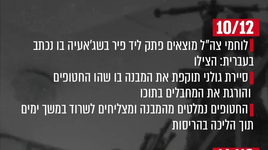 ממצאי תחקיר הירי בשוגג בחטופים ממצאי תחקיר הירי בשוגג בחטופים