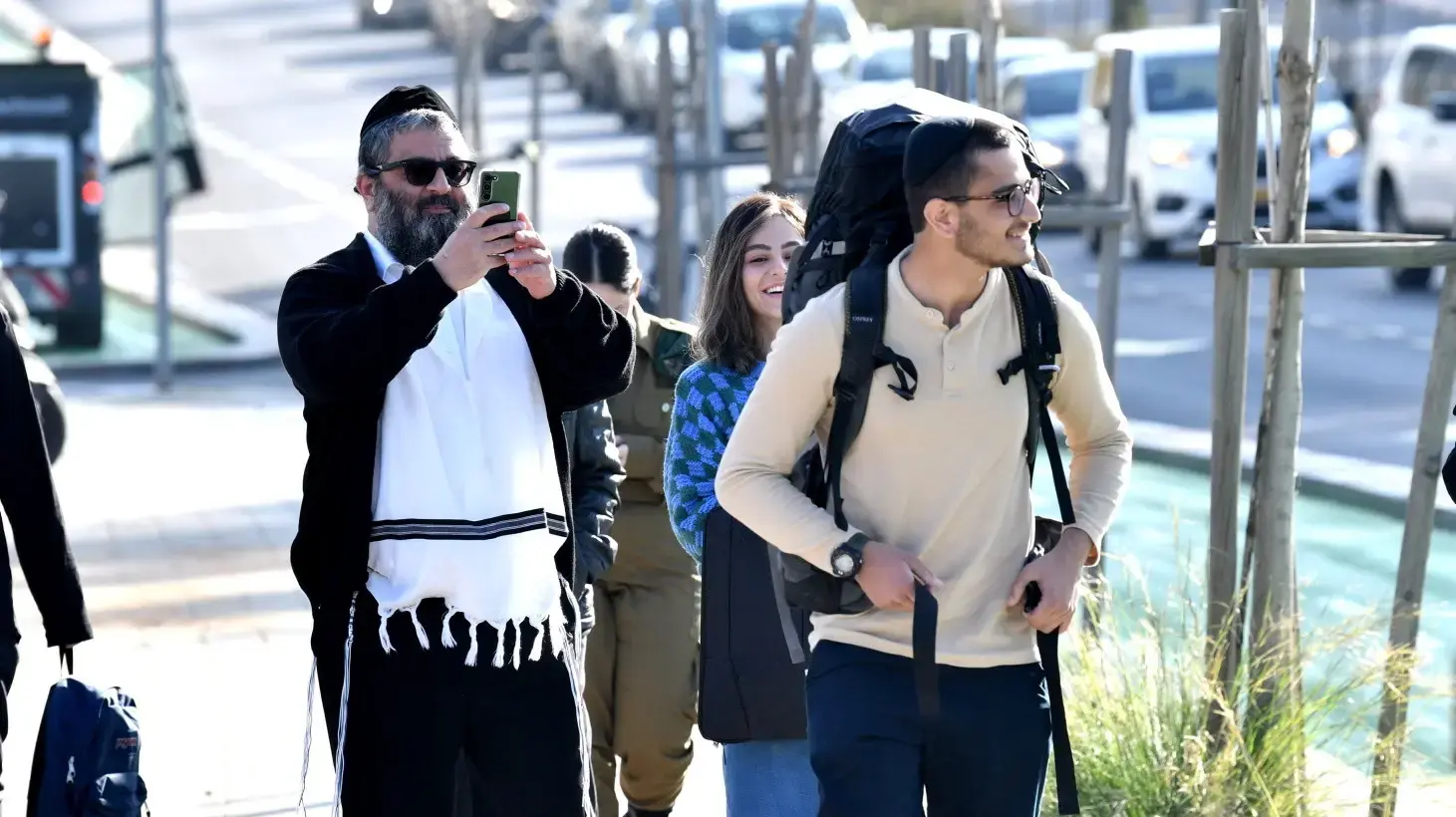 גיוס חרדים בלשכת הגיוס, בקו"ם תל השומר 31 בדצמבר 2023