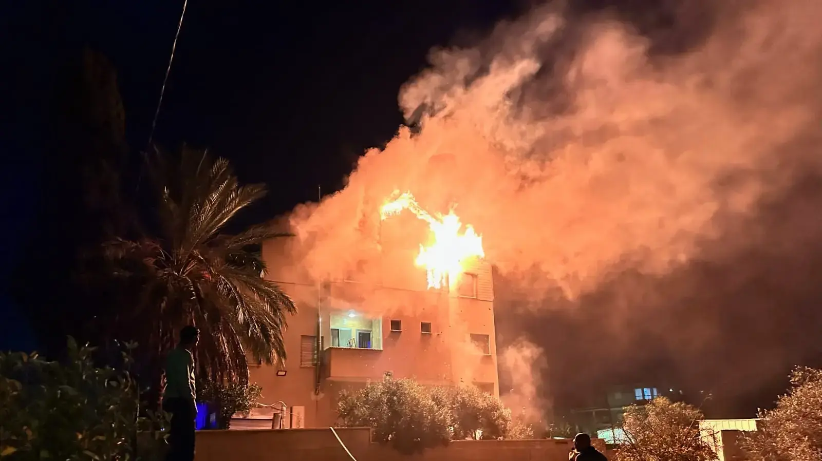 שריפה פרצה בבית במהלך הלילה בכפר דחי, שני פצועים קל 31 בדצמבר 2023