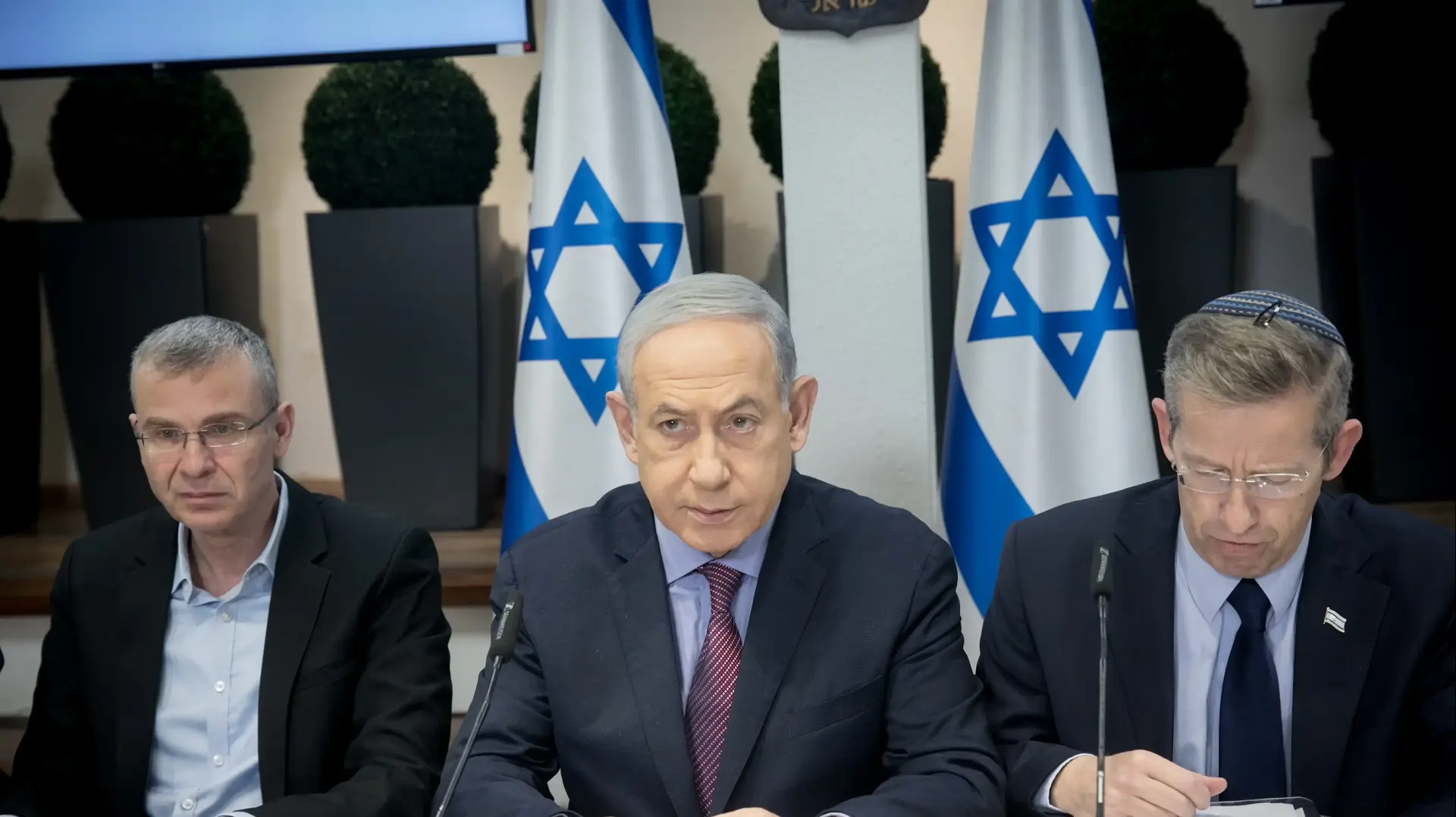 ישיבת ממשלה, הקריה, תל אביב. 31 בדצמבר 2023 ישיבת ממשלה, הקריה, תל אביב. 31 בדצמבר 2023