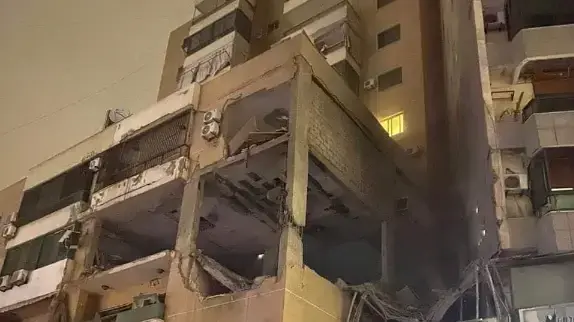 זירת חיסול אל-עארורי בביירות זירת חיסול אל-עארורי בביירות