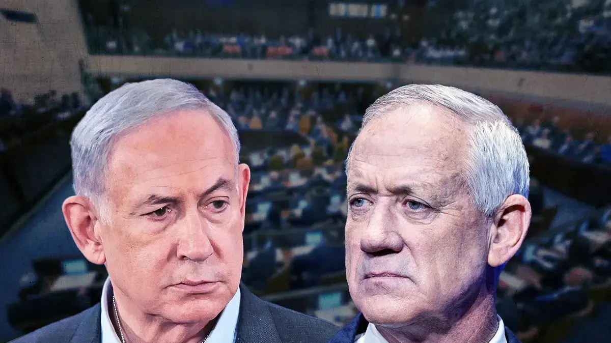 בנימין נתניהו, בני גנץ