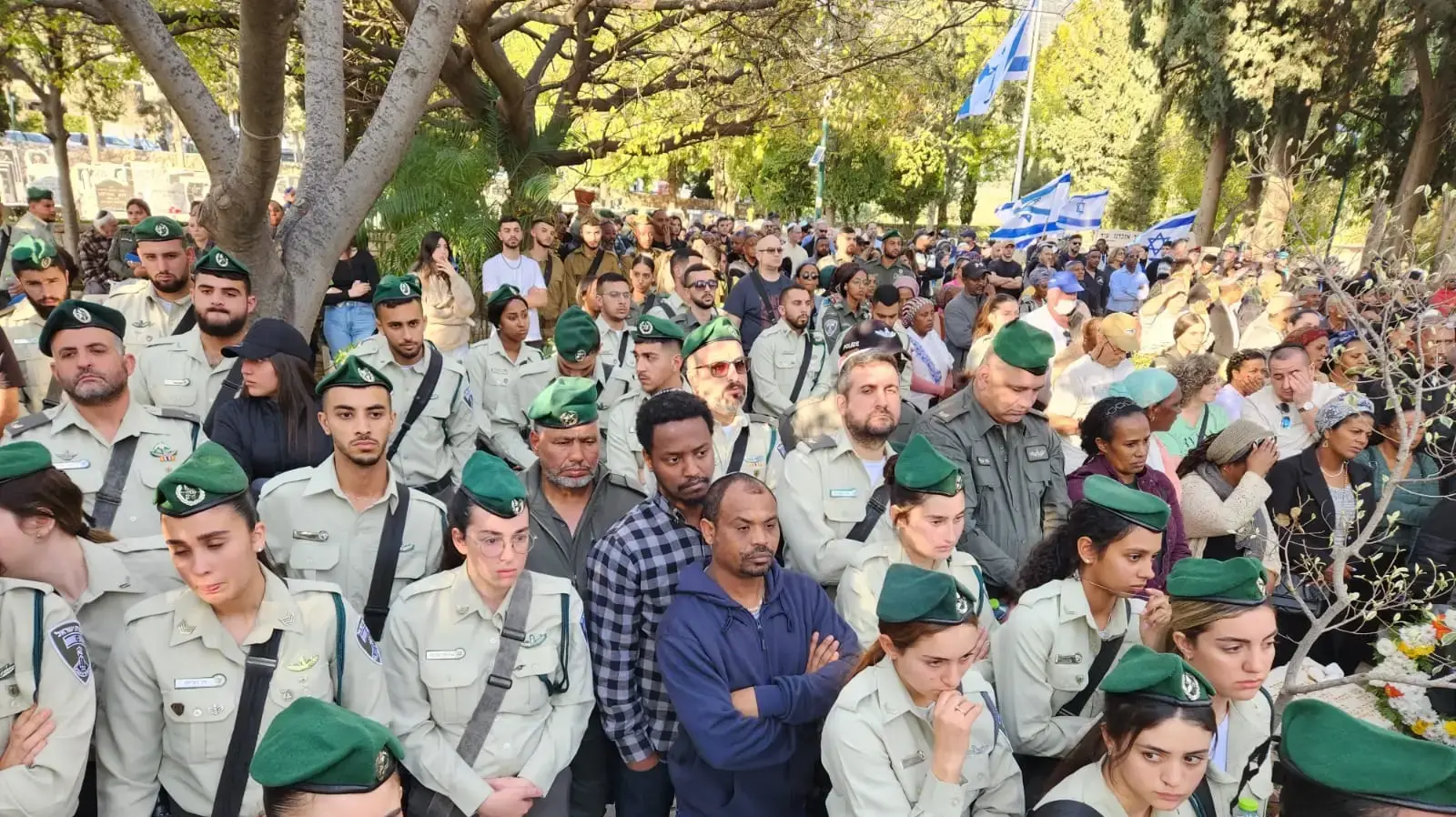 הלוויתה של לוחמת מג"ב שי גרמאי הלוויתה של לוחמת מג"ב שי גרמאי