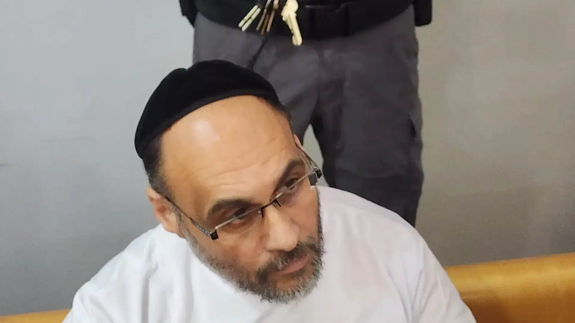 אשר בוחבוט נאשם ברצח אשתו רחל, בית המשפט המחוזי, חיפה. 11 בינואר 2024