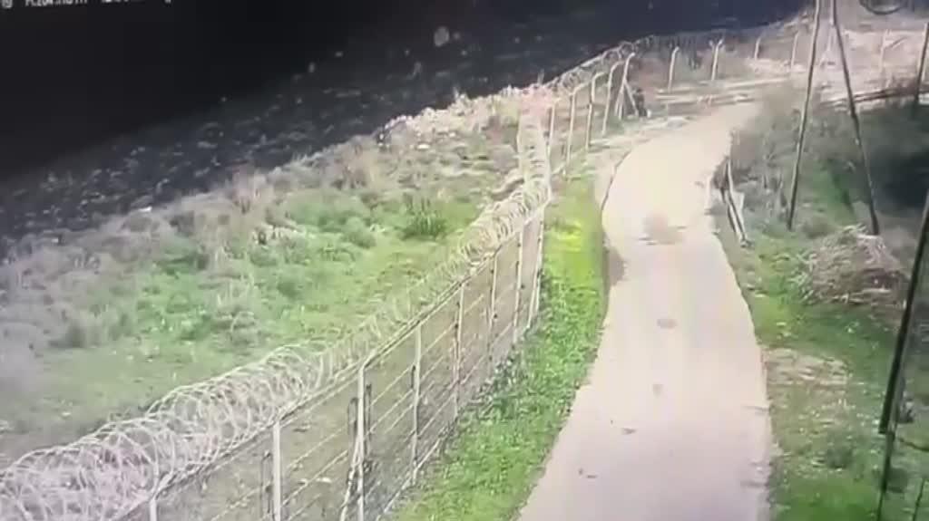 תיעוד חדירת המחבלים ליישוב אדורה שבהר שומרון