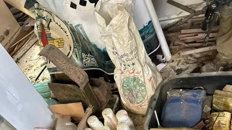 אמצעי לחימה שאותרו במרחב נוציראת אמצעי לחימה שאותרו במרחב נוציראת