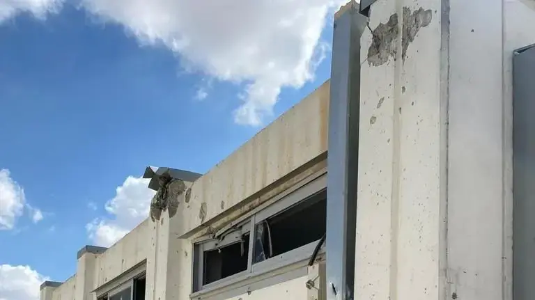 מוצב סופה אחרי המתקפה בשבעה באוקטובר ולפני ששופץ