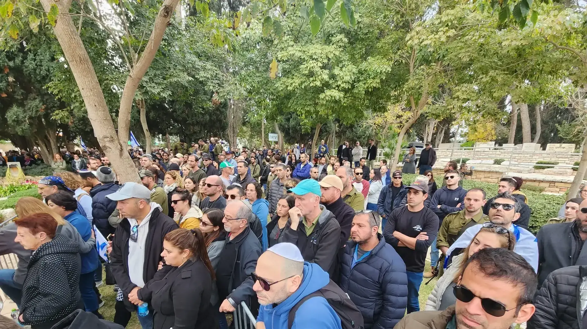 הלוויתו של נועם אשרם בבנימינה, 17 בינואר 2024 הלוויתו של נועם אשרם בבנימינה, 17 בינואר 2024