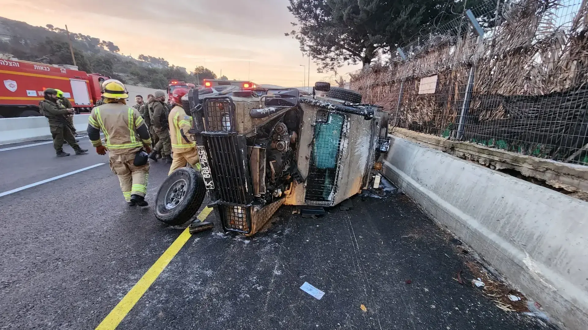 תאונת הדרכים בה נפל רס״ר (מיל׳) אנואר סרחאן. 17 בינואר 2024 תאונת הדרכים בה נפל רס״ר (מיל׳) אנואר סרחאן. 17 בינואר 2024