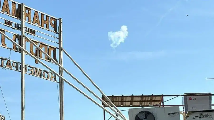 יירוטים מעל שמי אילת. 18 בינואר 2024 יירוטים מעל שמי אילת. 18 בינואר 2024