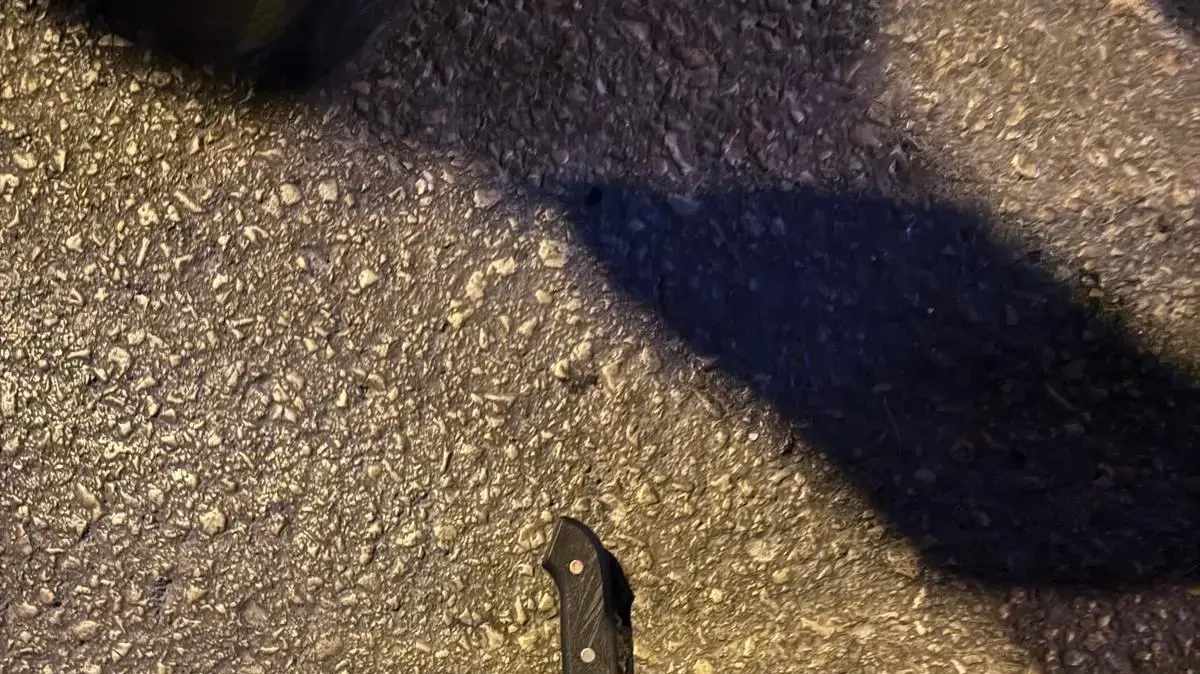 הסכין עמה החשוד ברצח התיירת בת"א ניסה לדקור שוטרים סמוך לתחנה המרכזית, ירושלים, 18 בינואר 2024 הסכין עמה החשוד ברצח התיירת בת"א ניסה לדקור שוטרים סמוך לתחנה המרכזית, ירושלים, 18 בינואר 2024