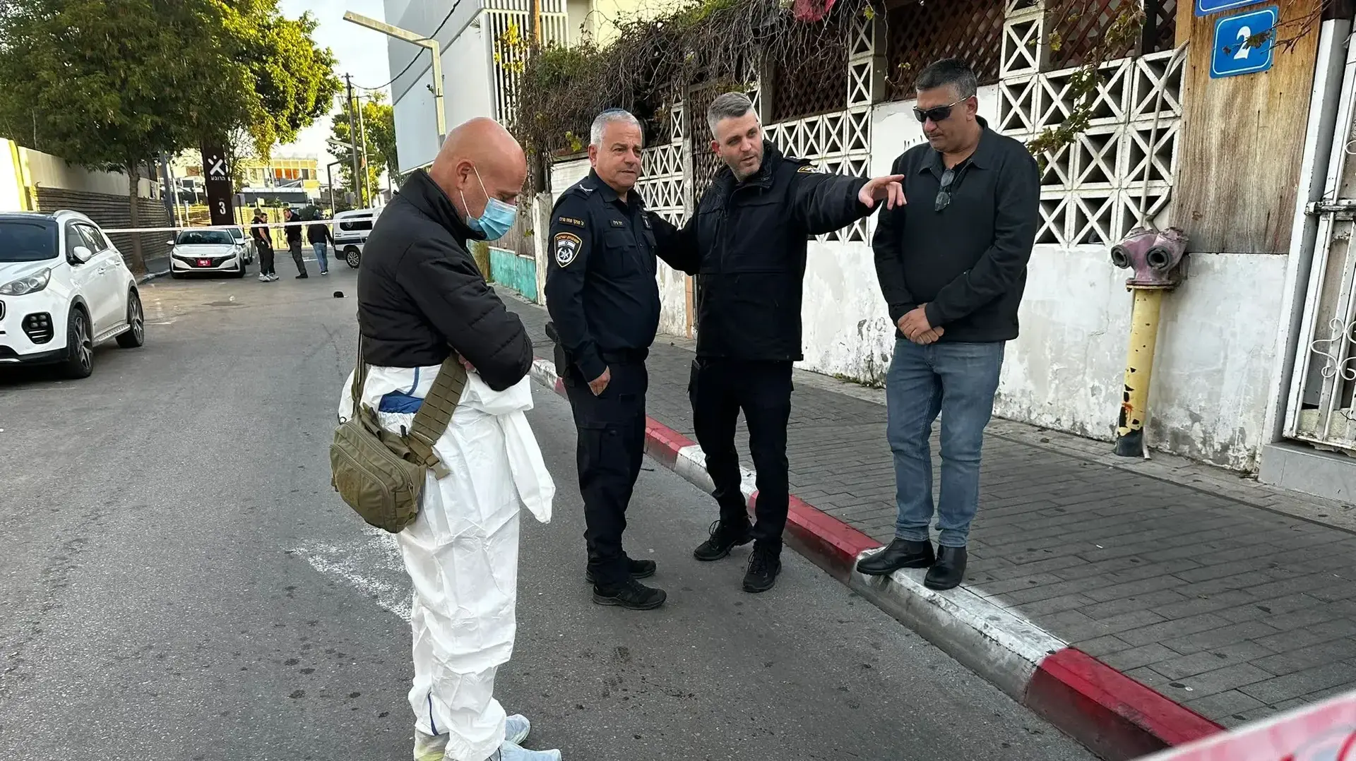 תמונות מזירת רצח האריתראים בראשון לציון, 20 בינואר 2024