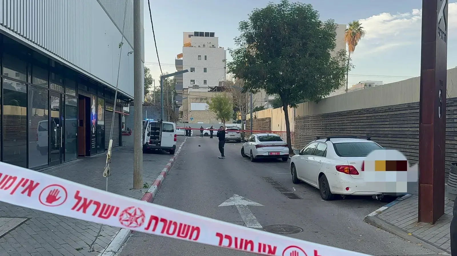 זירת רצח האריתראים בראשון לציון, 20 בינואר 2024 זירת רצח האריתראים בראשון לציון, 20 בינואר 2024