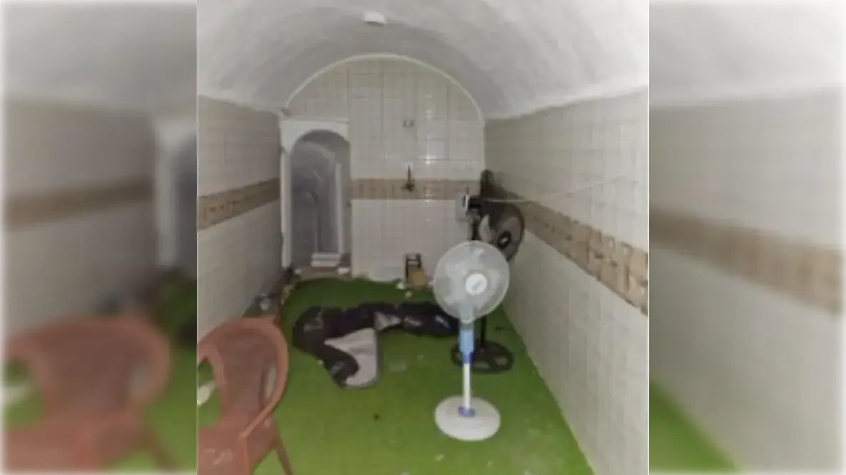 מתחם כליאה במנהרה בחאן יונס מתחם כליאה במנהרה בחאן יונס