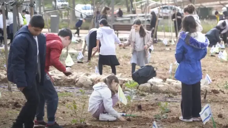 נטיעות ט"ו בשבט של קק"ל