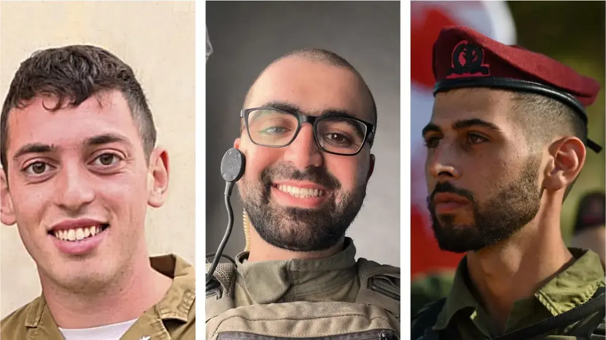 סרן אייל מבורך טויטו, רס״ן דוד נתי אלפסי, רס״ן איליי לוי, חללי צה"ל שנפלו ברצועת עזה. 22 בינואר 2024