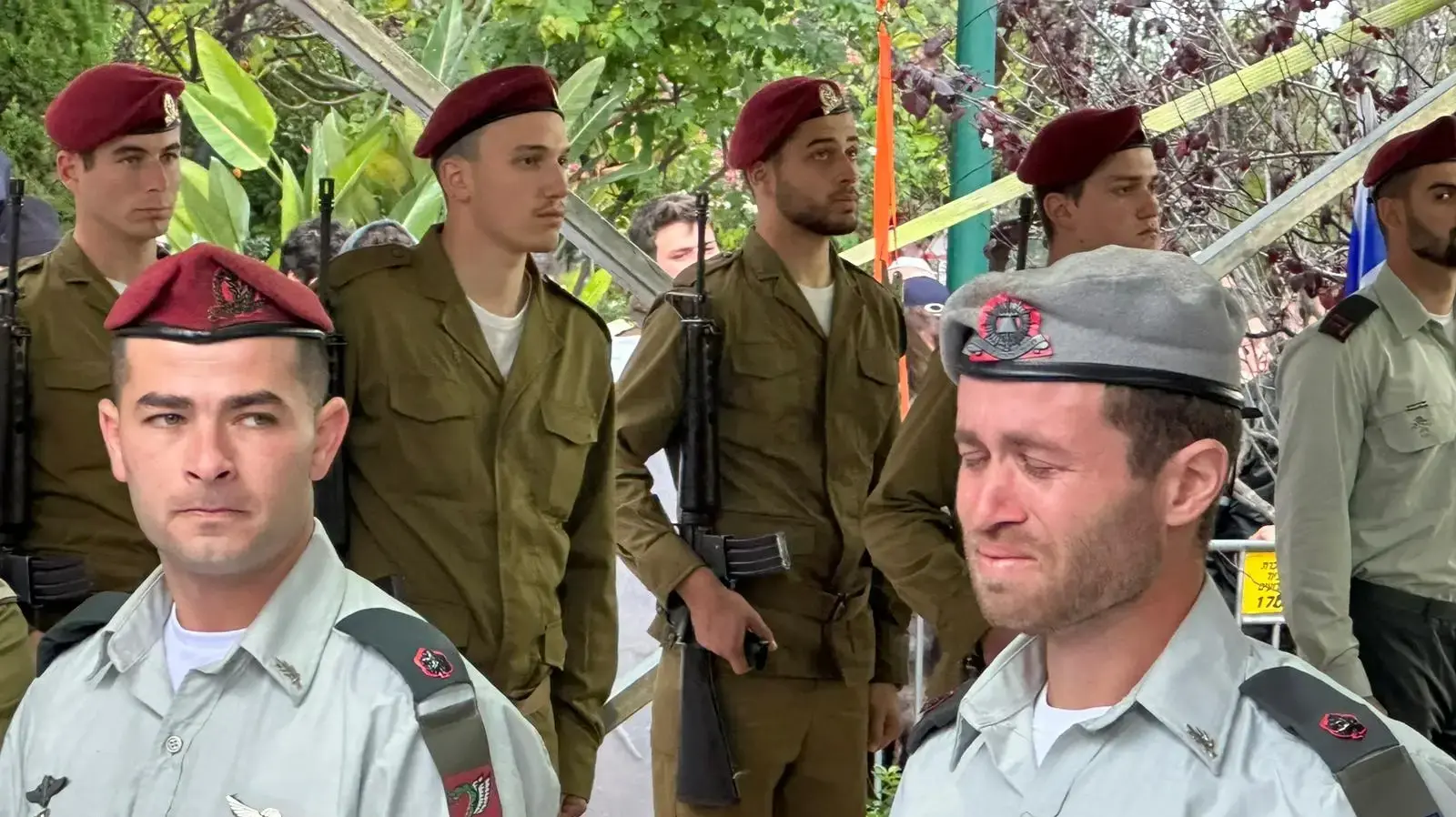 הלווייתו של איליי לוי בבית העלמין הצבאי בקריית שאול, 23.1.2024 הלווייתו של איליי לוי בבית העלמין הצבאי בקריית שאול, 23.1.2024