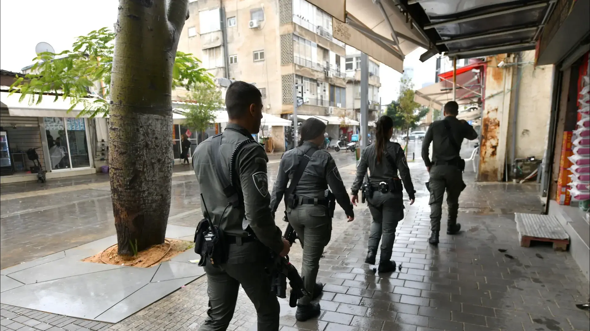 פעילות משטרת ישראל בדרום תל אביב. ינואר 2024