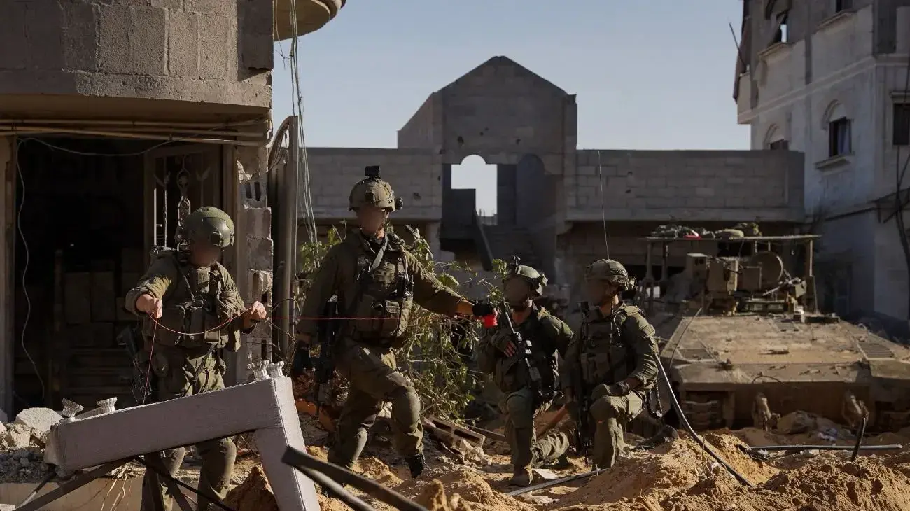 צוות הקרב של חטיבת גבעתי פועל במרחב חאן יונס צוות הקרב של חטיבת גבעתי פועל במרחב חאן יונס