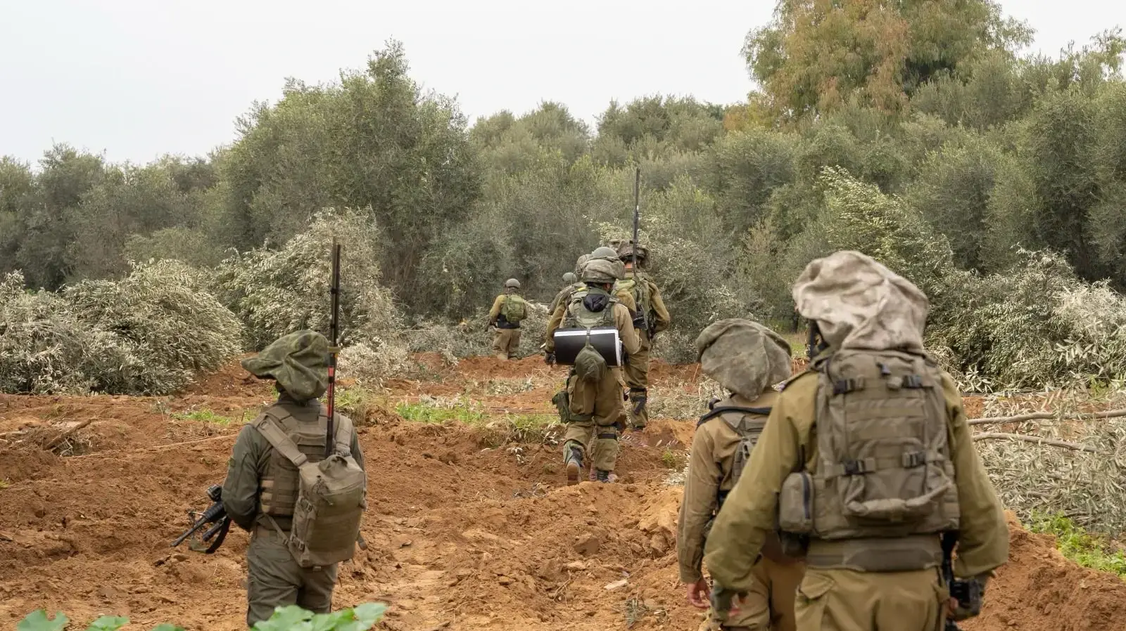 פעילות לוחמי צוות הקרב של חטיבת המילואים 646 הפועלת תחת אוגדה 99 במרחב מרכז רצועת עזה