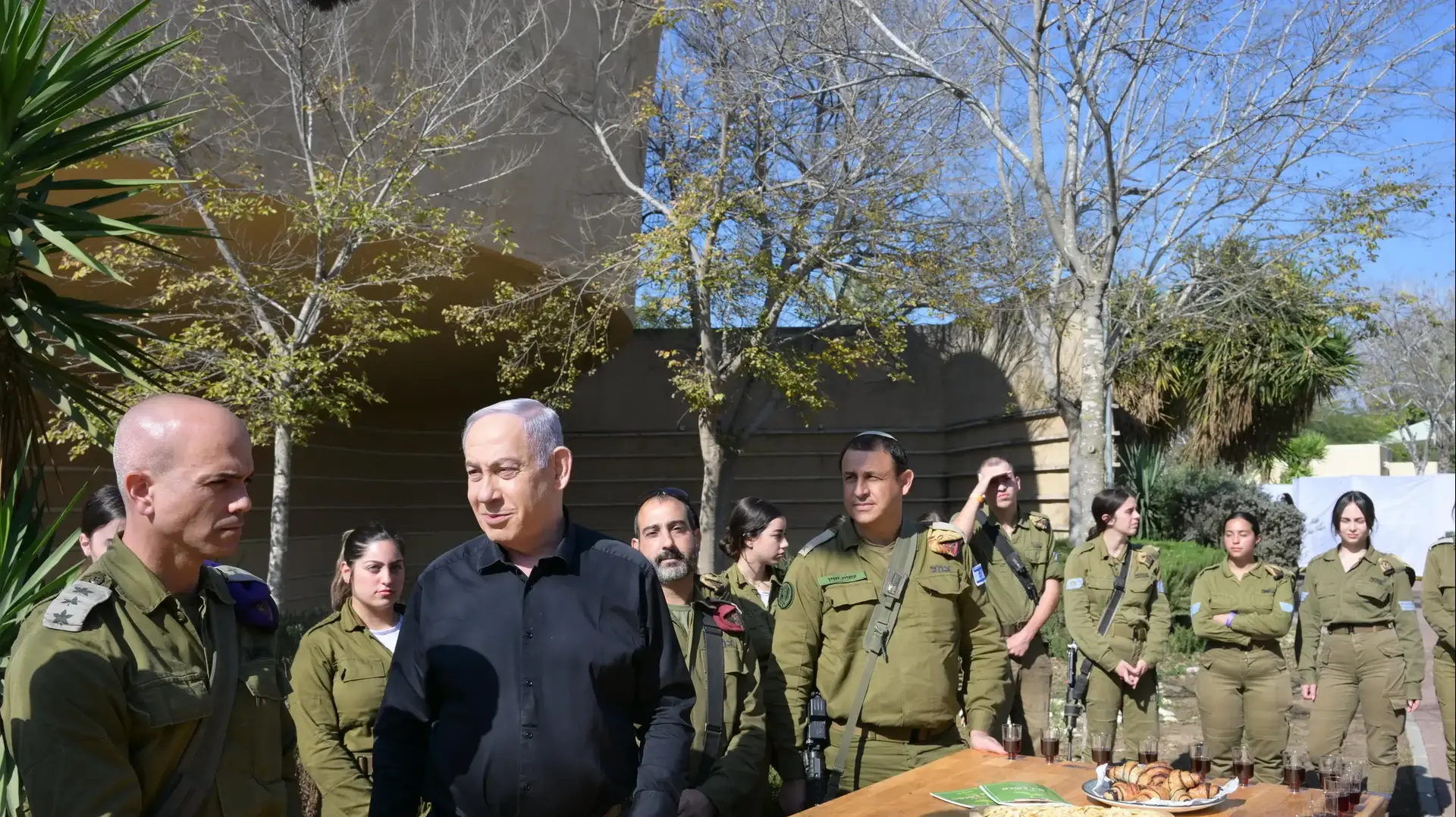 ראש הממשלה בנימין נתניהו בנטיעות באוגדת עזה, 25 בינואר 2024