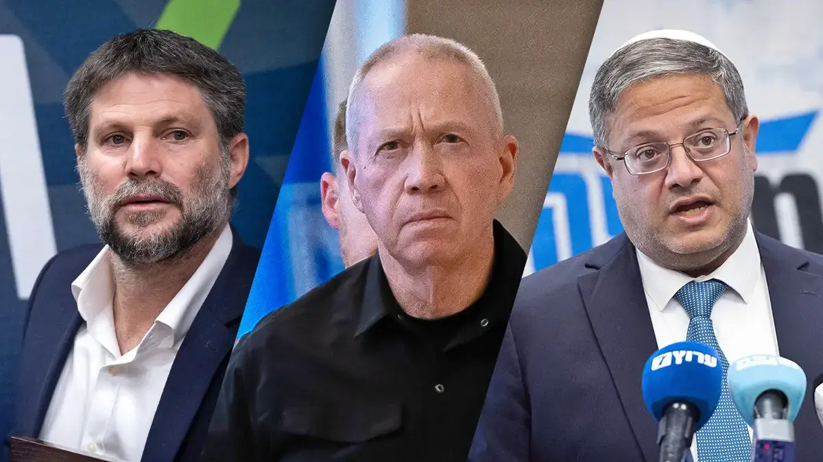 איתמר בן גביר, יואב גלנט, בצלאל סמוטריץ' איתמר בן גביר, יואב גלנט, בצלאל סמוטריץ'