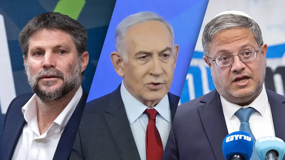 איתמר בן גביר, רה"מ בנימין נתניהו, בצלאל סמוטריץ' איתמר בן גביר, רה"מ בנימין נתניהו, בצלאל סמוטריץ'