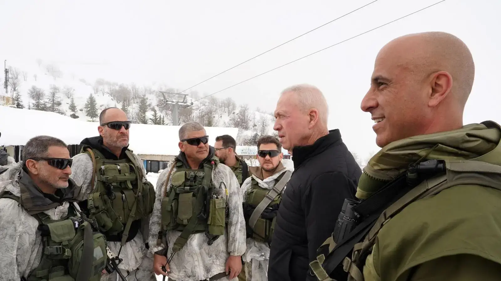 שר הביטחון יואב גלנט ביקר בחטיבת החרמון, 2 בפברואר 2024 שר הביטחון יואב גלנט ביקר בחטיבת החרמון, 2 בפברואר 2024