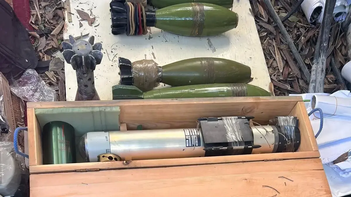 אמצעי לחימה שאותרו על ידי לוחמי עוצבת הקומנדו 8 בפברואר 2024 אמצעי לחימה שאותרו על ידי לוחמי עוצבת הקומנדו 8 בפברואר 2024