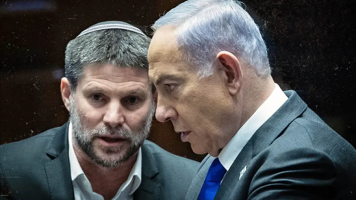 רה"מ בנימין נתניהו ובצלאל סמוטריץ'
