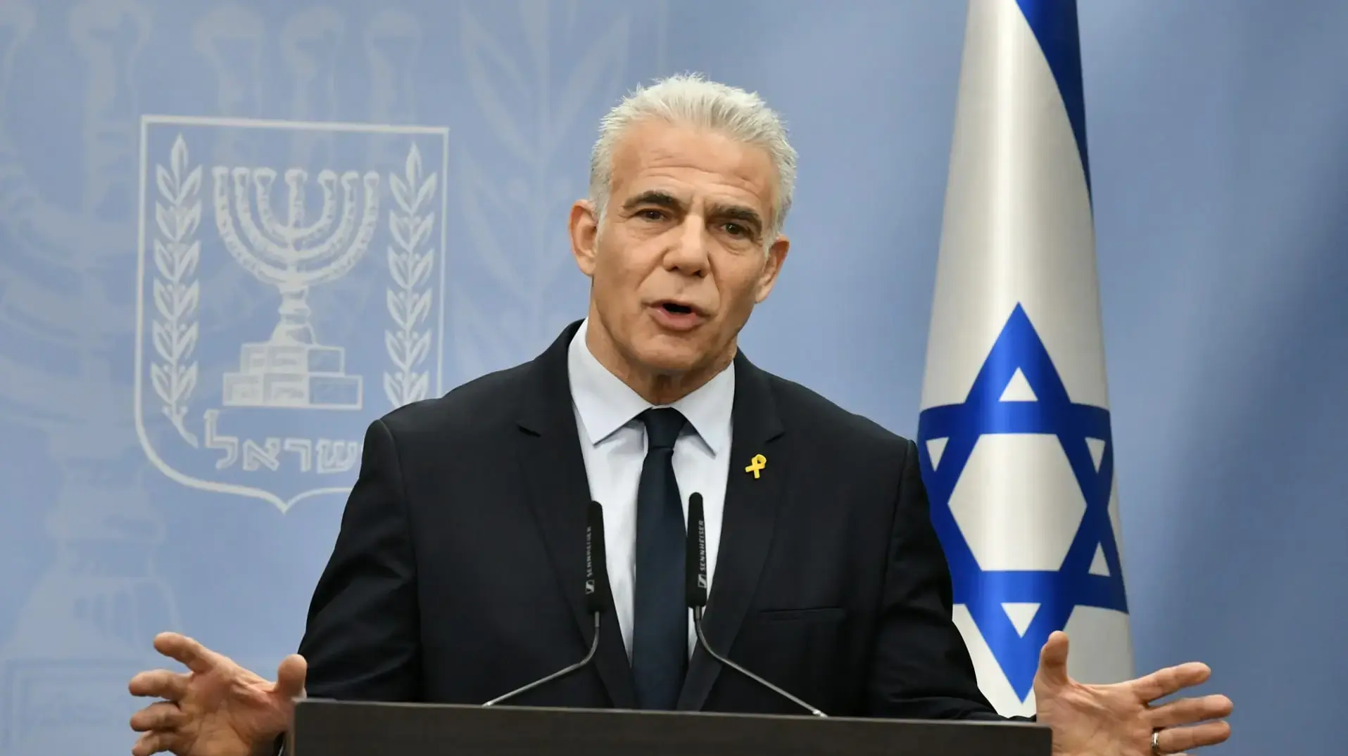 יאיר לפיד בישיבת סיעת "יש עתיד", 12 בפברואר 2024 יאיר לפיד בישיבת סיעת "יש עתיד", 12 בפברואר 2024
