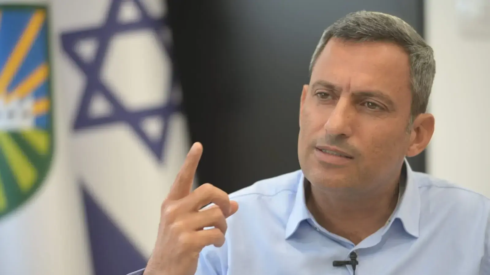 ראש עיריית שדרות, אלון דוידי. 13 בפברואר 2024 
