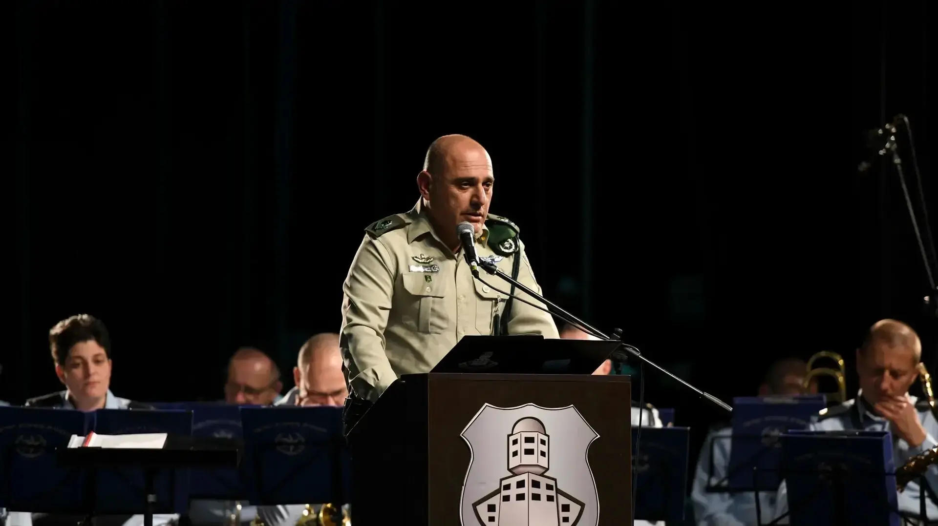 מפקד מג״ב, ניצב בריק יצחק, בטקס סיום קורס הקצינים של משמר הגבול, 14 בפברואר 2024 מפקד מג״ב, ניצב בריק יצחק, בטקס סיום קורס הקצינים של משמר הגבול, 14 בפברואר 2024