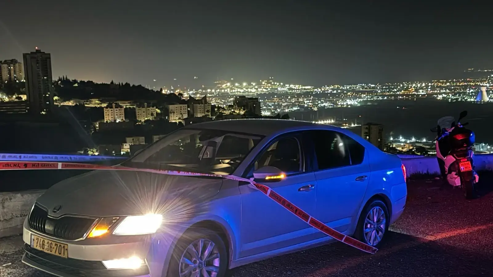 הרכב של נביה טבראני בזירת האירוע הרכב של נביה טבראני בזירת האירוע