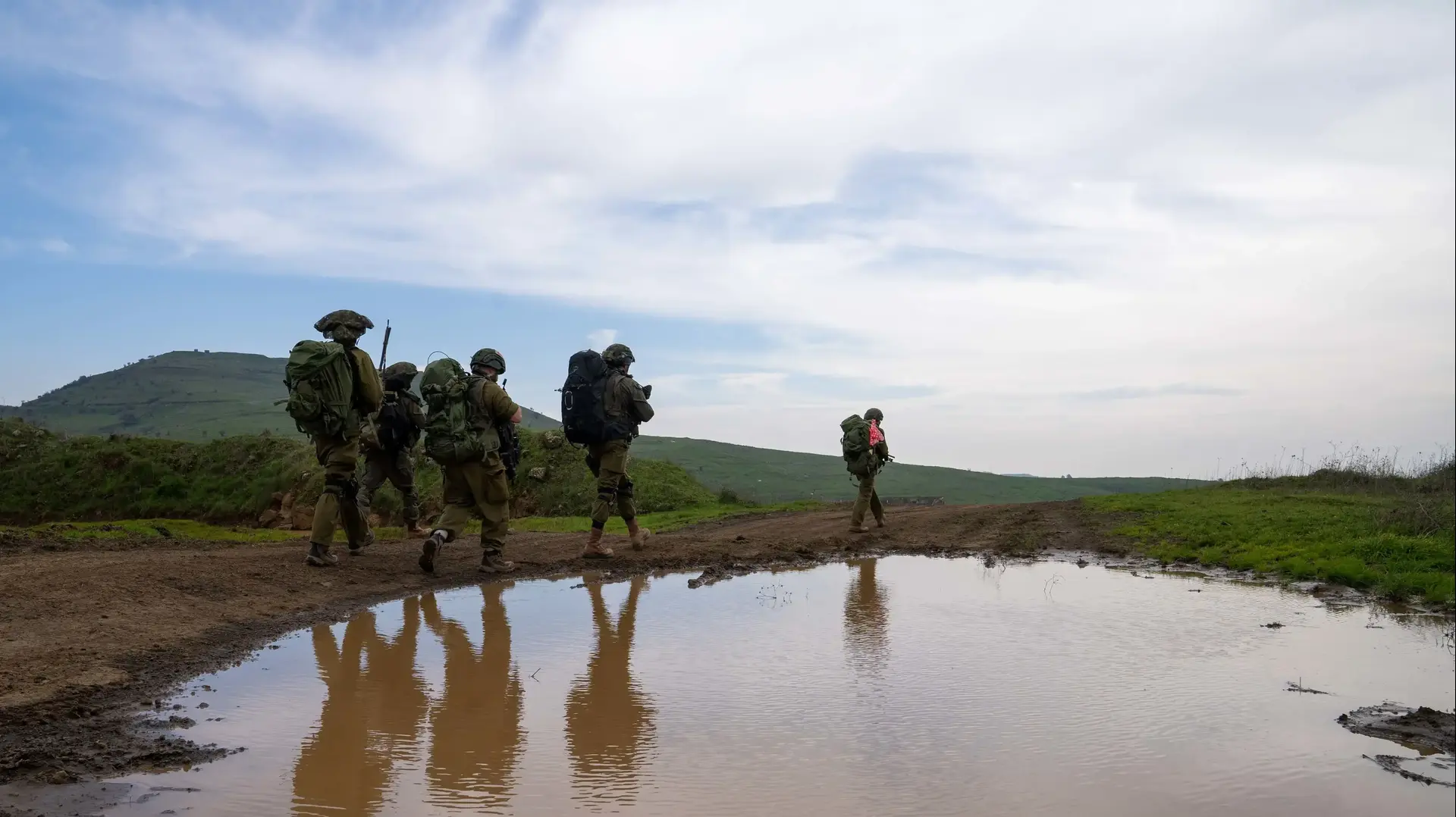 כוחות צה"ל בתרגול בגבול הצפון