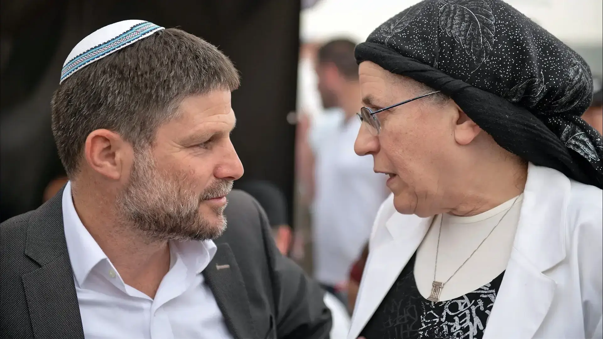 השרה למשימות לאומיות אורית סטרוק ושר האוצר בצלאל סמוטריץ'